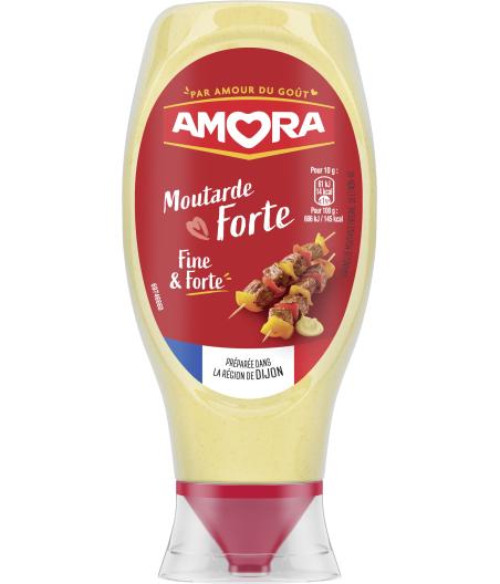 MOUTARDE FINE & FORTE AMORA 460G