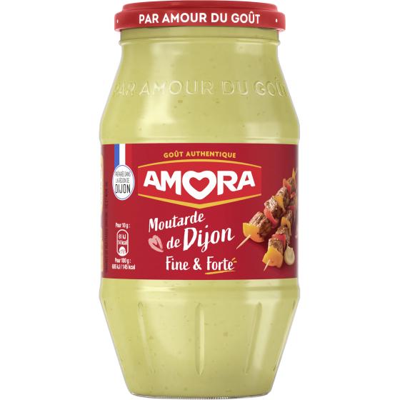 MOUTARDE FORTE BOCAL AMORA 430G