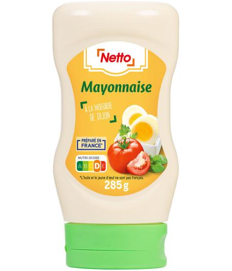 MAYONNAISE A LA MOUTARDE DE DIJON NETTO 285G
