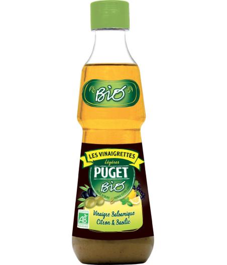 VINAIGRETTE BALSAMIQUE CITRON BASILIC BIO PUGET 33 CL