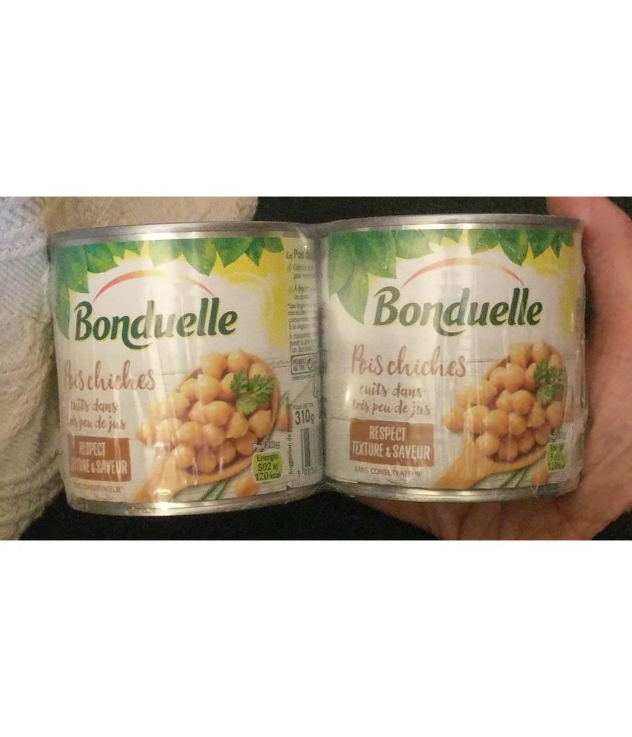 POIS CHICHES BONDUELLES 620G (2 X 310 G)