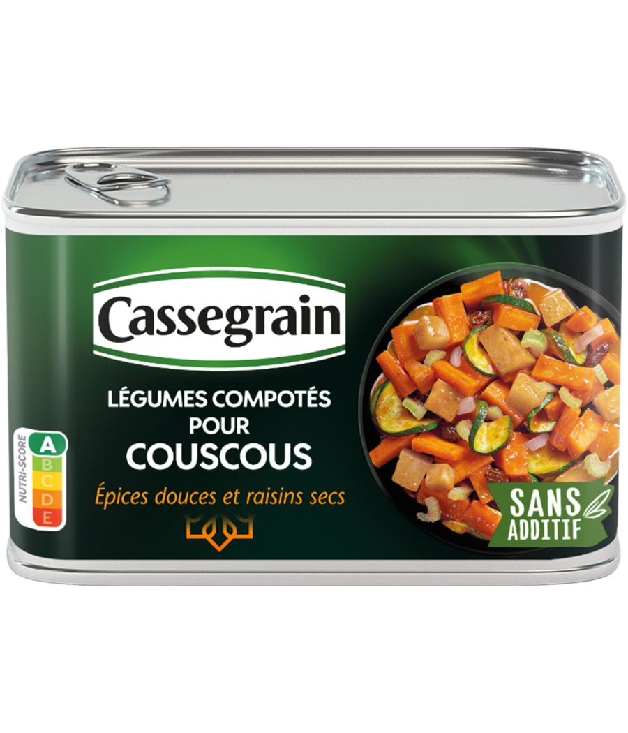 LEGUMES CASSEGRAIN COMPOTES POUR COUSCOUS 1/2 375G