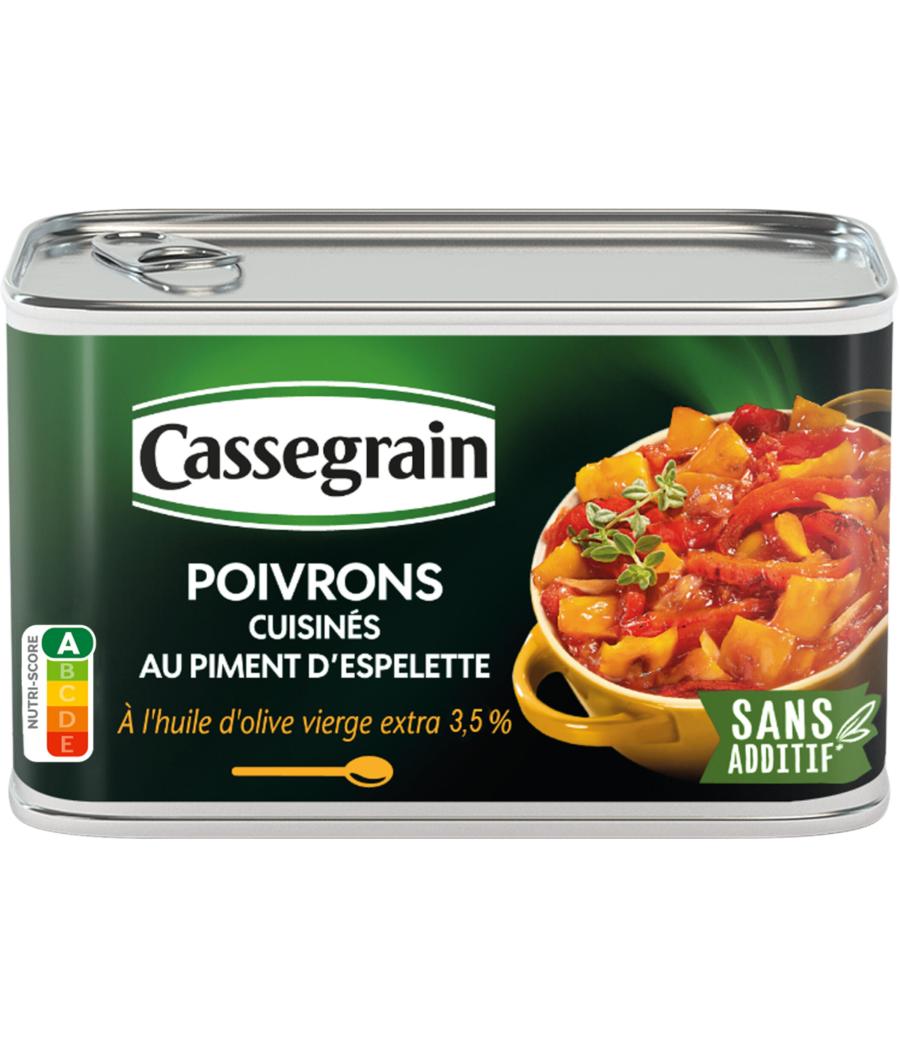 POIVRONS CUISINES PIMENT D'ESPELETTE CASSEGRAIN 375G