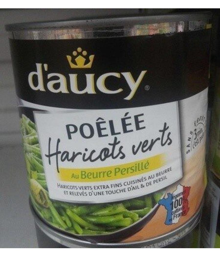 POELEE D'AUCY HARICOTS VERTS AU BEURRE PERSILLE 250G
