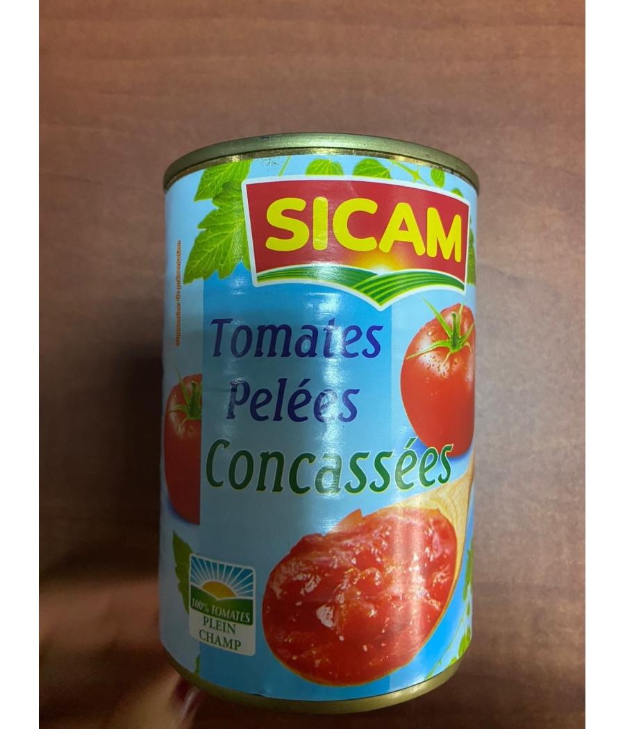 TOMATES SICAM PELEES CONCASSEES 400G