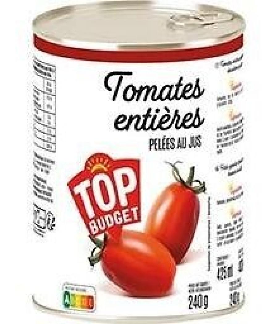 TOMATES ENTIERES PELEES 1/2 400 G