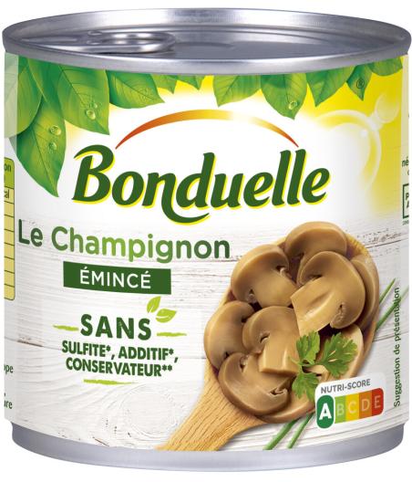 CHAMPIGNON EMINCE SANS SULFITE 1/2 230 G