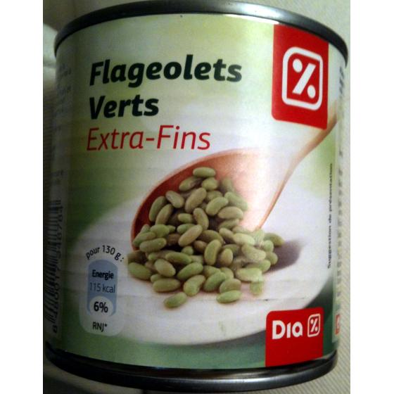 FLAGEOLETS VERTS EXTRA-FINS 400 G (EGOUTTE : 265 G) 425 ML