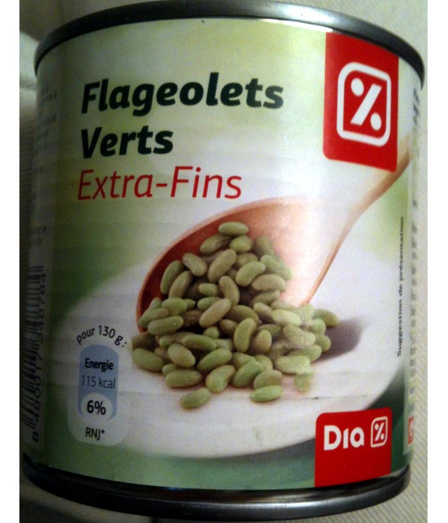 FLAGEOLETS VERTS EXTRA-FINS 400 G (EGOUTTE : 265 G) 425 ML