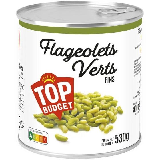 FLAGEOLETS VERTS FINS TOP BUDGET 530G