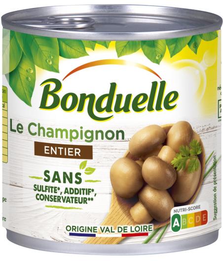 CHAMPIGNON ENTIER BONDUELLE 230G