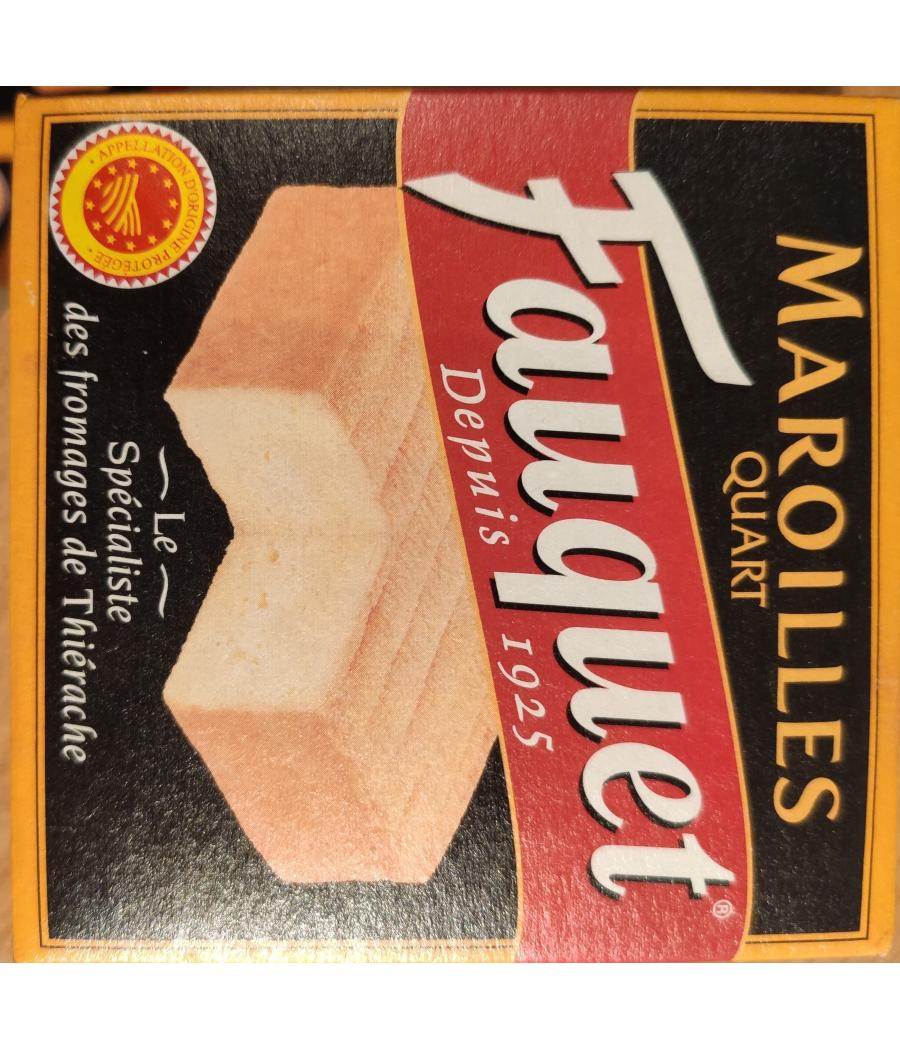 FROMAGE MAROILLES QUART FAUQUET 210G