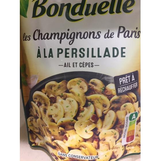 CHAMPIGNONS DE PARIS A LA PERSILLADE 350 G