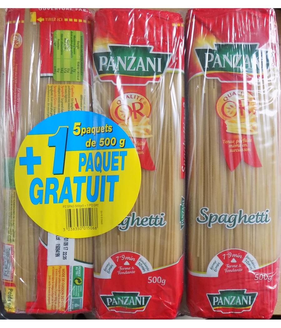 PÂTES SPAGHETTI PANZANI 6X500G