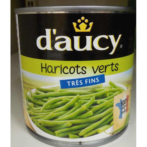 HARICOTS VERTS TRES FINS D'AUCY 220G