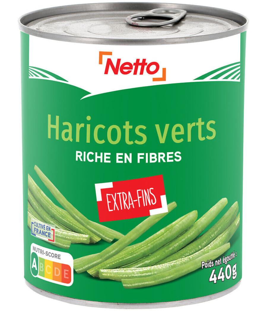 HARICOTS VERTS EXTRA FINS 4/4 800G