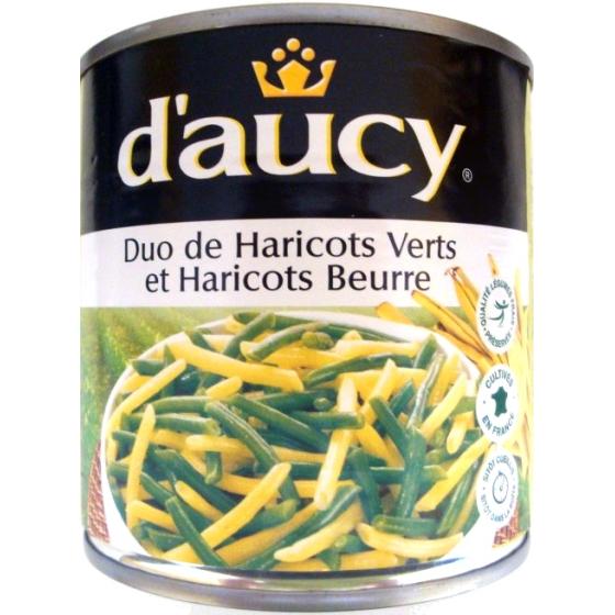 DUO DE HARICOTS VERTS ET HARICOTS BEURRE 400 G (225 G NET EGOUTTE), 425 ML