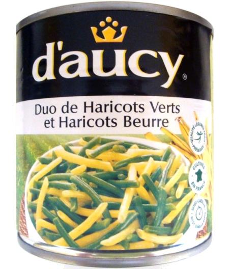DUO DE HARICOTS VERTS ET HARICOTS BEURRE 400 G (225 G NET EGOUTTE), 425 ML