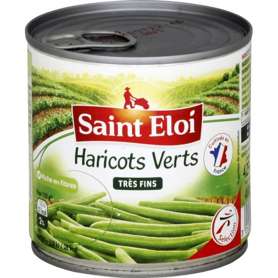 HARICOTS VERTS TRES FINS 1/2 SAINT ELOI 400 G