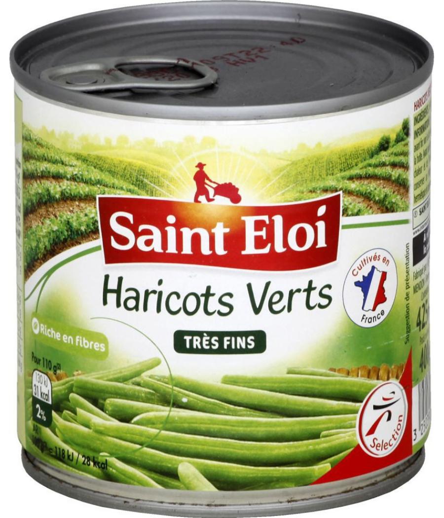 HARICOTS VERTS TRES FINS 1/2 SAINT ELOI 400 G