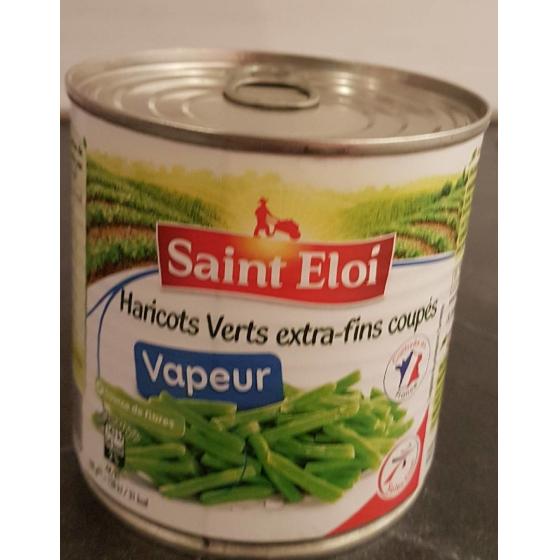 HARICOTS VERTS EXTRA FINS COUPES VAPEUR 225 G NET EGOUTTE 225 G