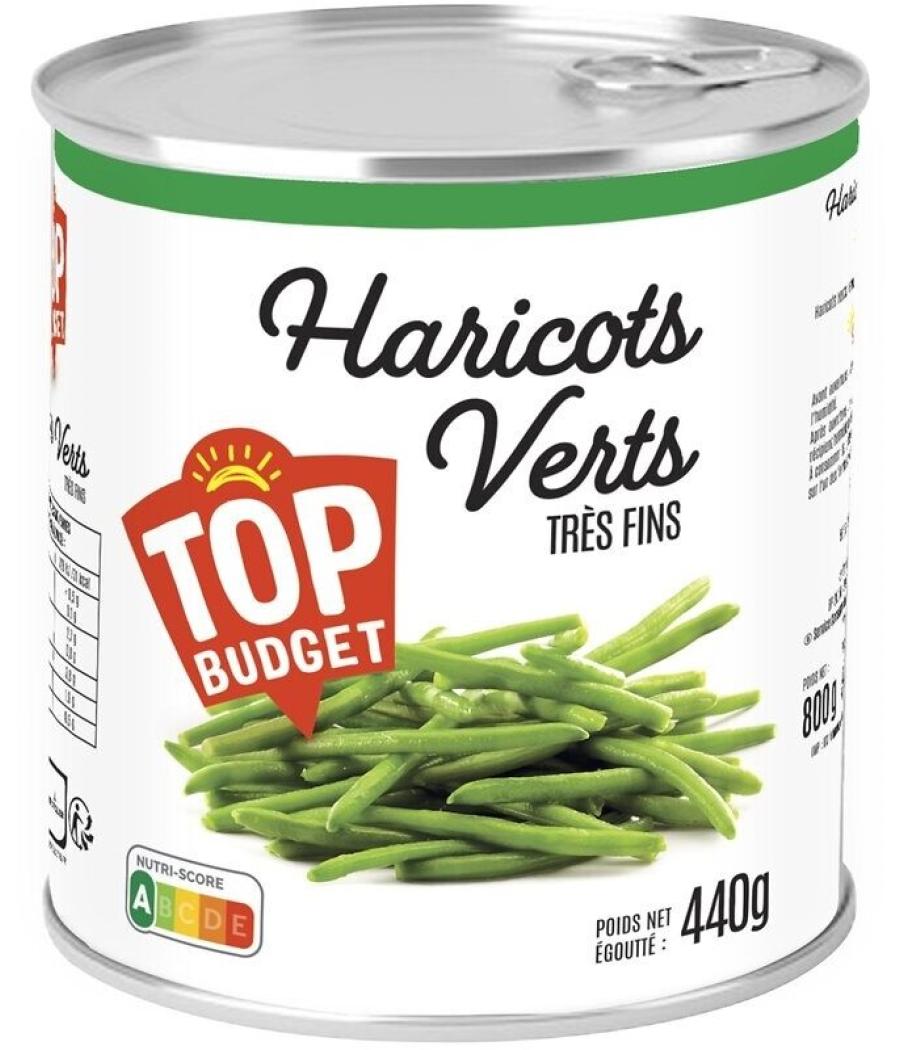 HARICOTS VERTS TRES FINS 4/4 TOP BUDGET 800G