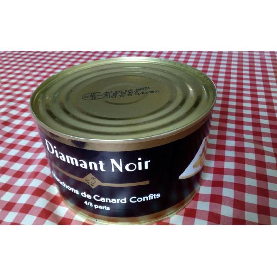 MANCHONS DE CANARD CONFITS DIAMANT NOIR  1.35KG