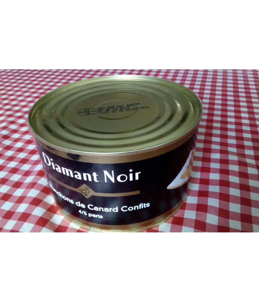 MANCHONS DE CANARD CONFITS DIAMANT NOIR  1.35KG