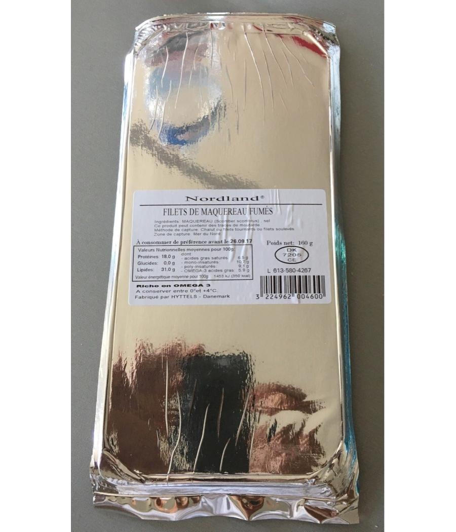 FILETS DE MAQUEREAUX FUMES 160G