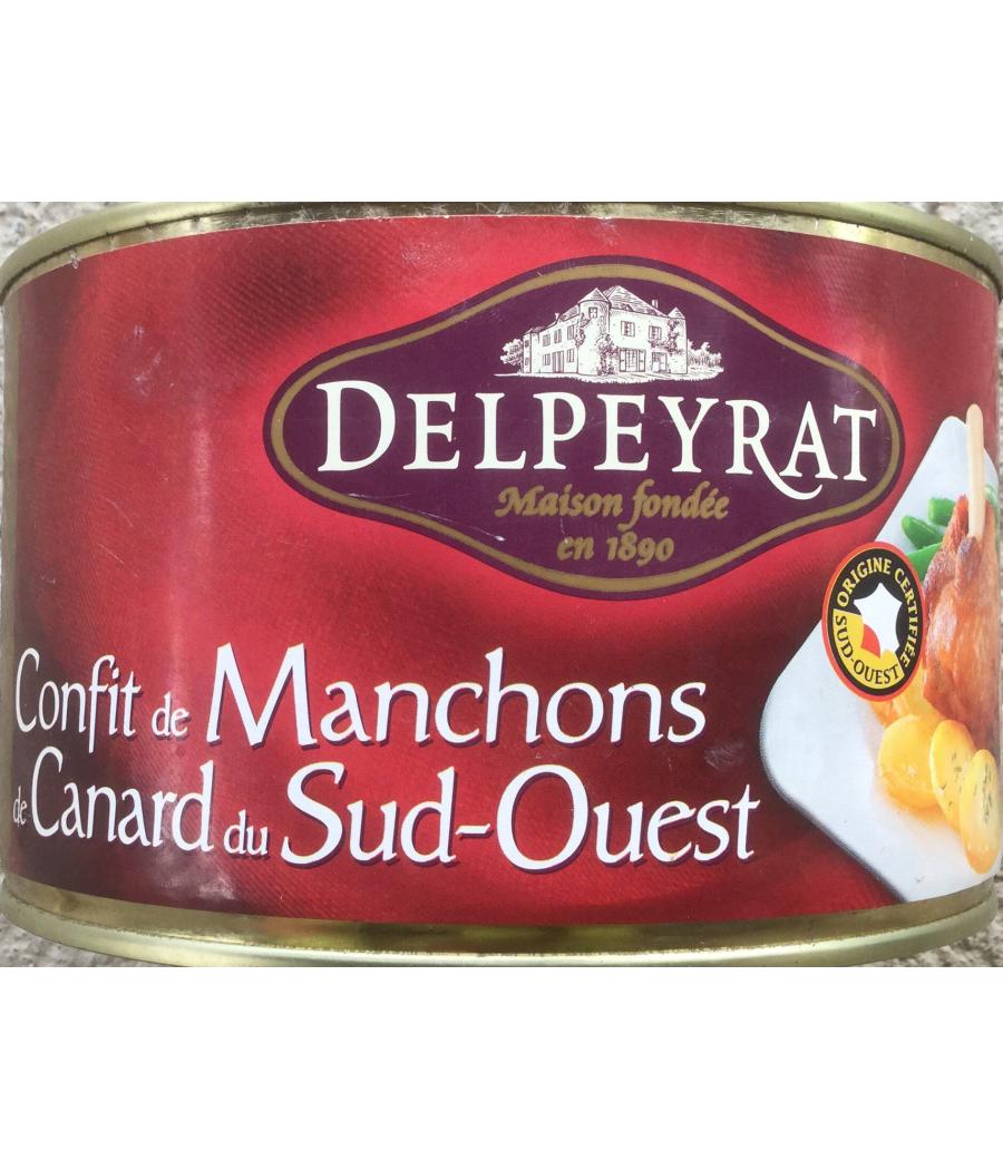 MANCHONS DE CANARD CONFITS SUD-OUEST DELPEYRAT 1350G