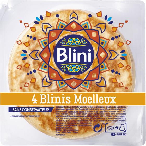 4 BLINIS MOELLEUX BLINI 200G