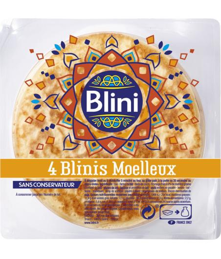 4 BLINIS MOELLEUX X 50G 200 G