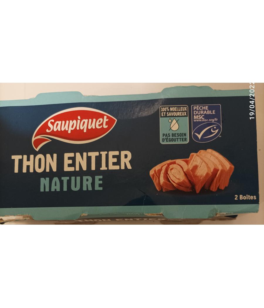 THON ENTIER NATURE 2 X 140G
