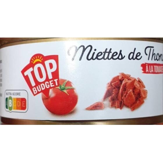 MIETTES DE THON A LA TOMATE 160 G