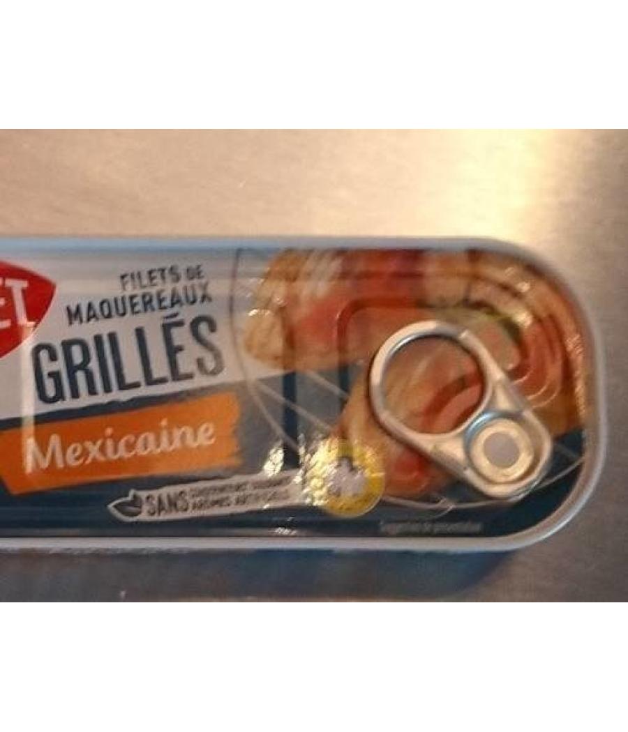 FILETS DE MAQUEREAUX (GRILLES A LA MEXICAINE) 120G