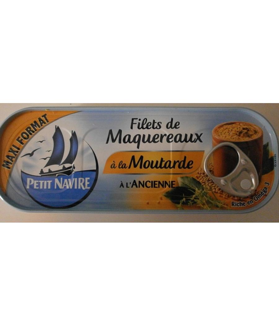 FILETS DE MAQUEREAUX A LA MOUTARDE A L'ANCIENNE 225G