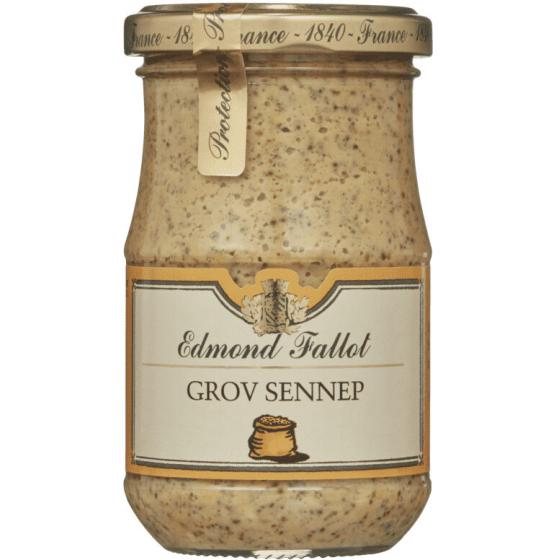 MOUTARDE EN GRAINS AU VIN BLANC EDMOND FALLOT 210G