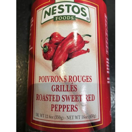 POIVRONS ROUGES GRILLES 16 OZ