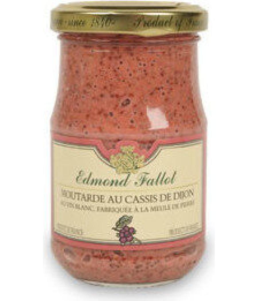 MOUTARDE AU CASSIS DE DIJON EDMOND FALLOT 205G