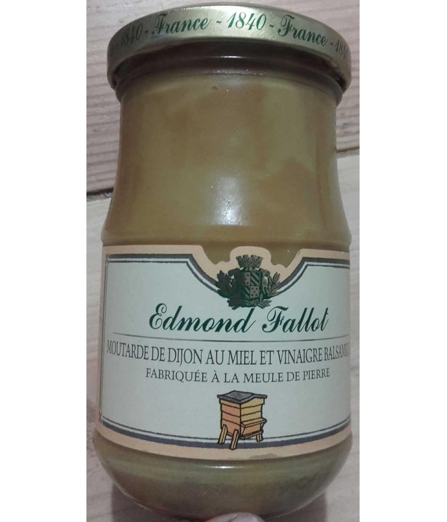 MOUTARDE DE DIJON AU MIEL ET VINAIGRE BALSAMIQUE EDMOND FALLOT 210G