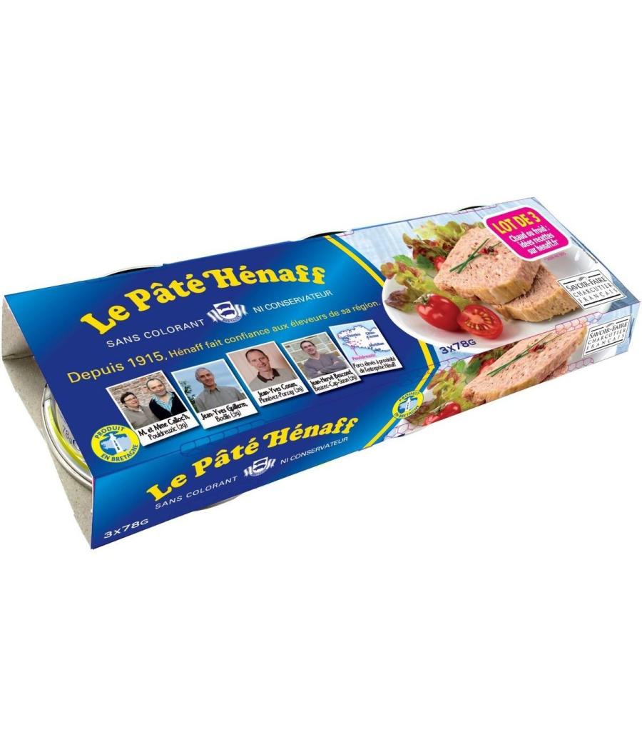 PATE PUR PORC HENAFF 154G