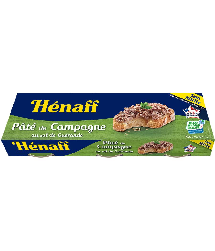 PATE DE CAMPAGNE HENAFF AU SEL DE GUERANDE 234G