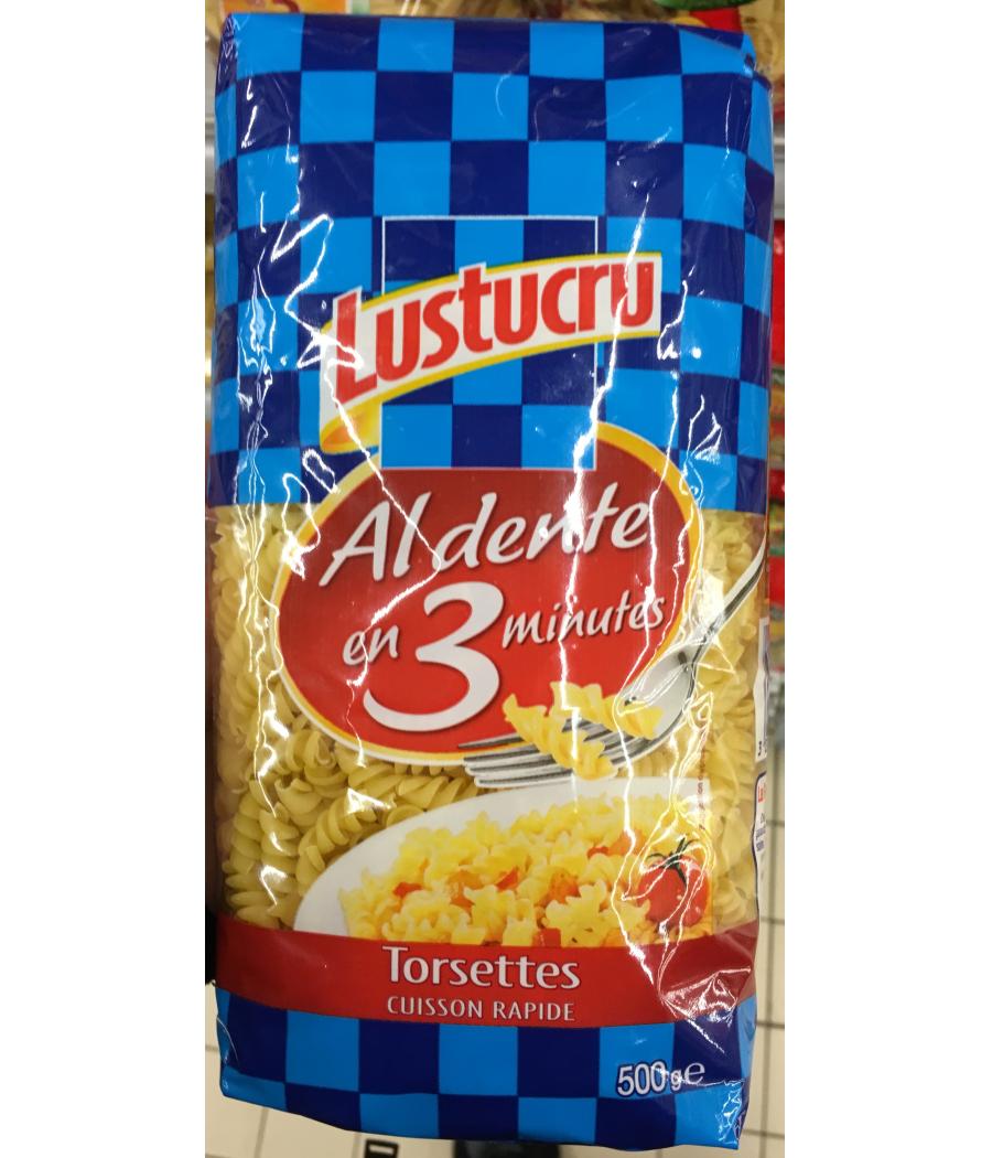 PATES LUSTUCRU TORSADE 3 MINUTES 500G