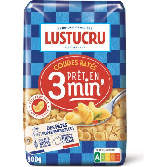 PATES PIPE RIGATE LUSTUCRU 500G