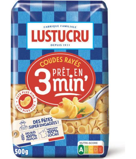 PATES LUSTUCRU PIPE RIGATE 500G