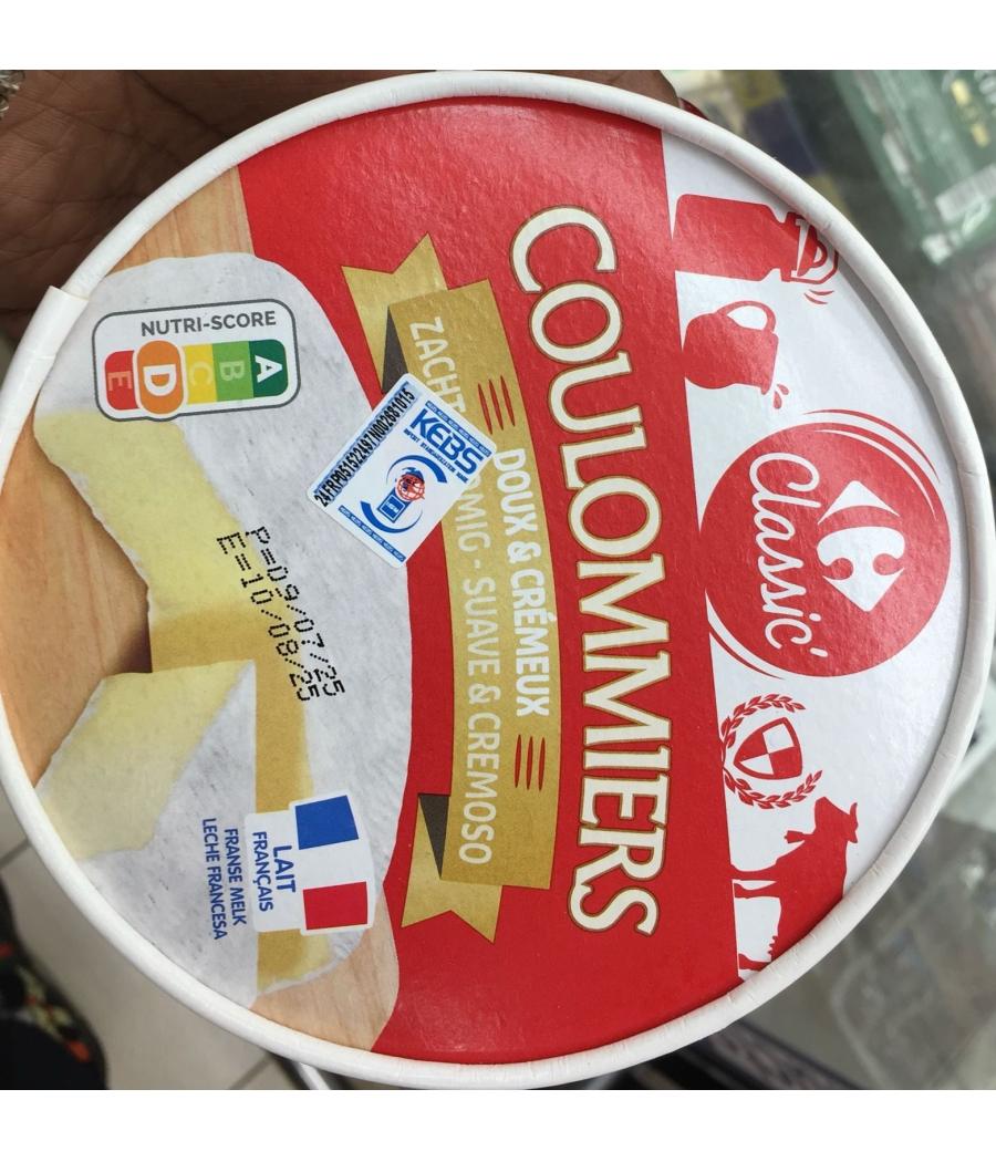 FROMAGE COULOMMIERS CARREFOUR 350G