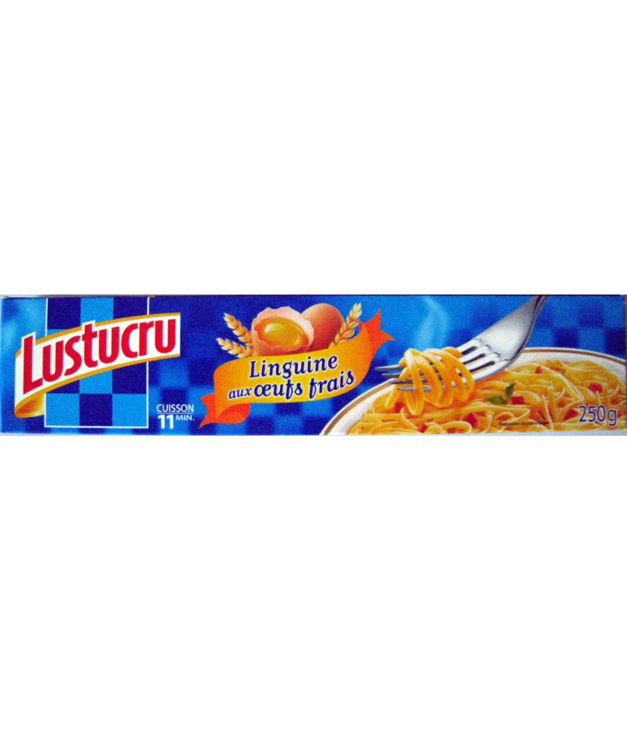 PATES LINGUINE AUX OEUFS FRAIS LUSTUCRU 250G