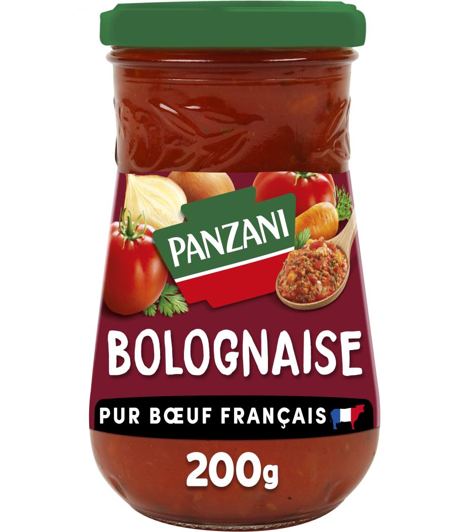 SAUCE BOLOGNAISE PUR BOEUF PANZANI 200G