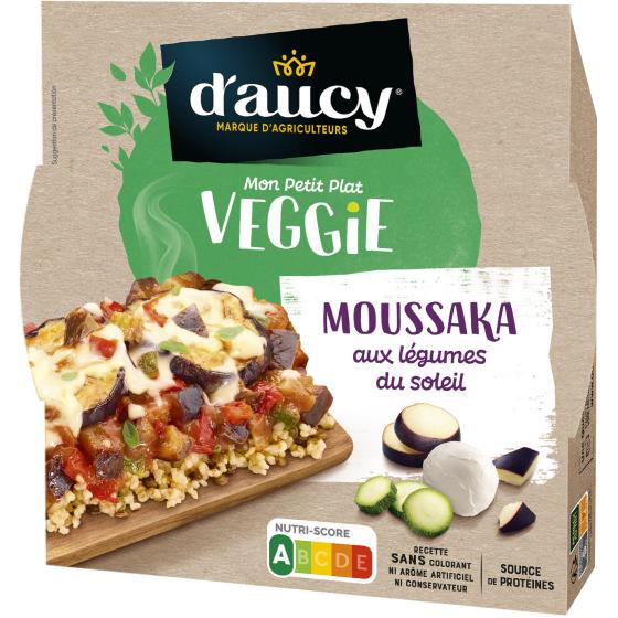 PLAT CUISINE MOUSSAKA AUX LEGUMES DU SOLEIL D'AUCY 300G
