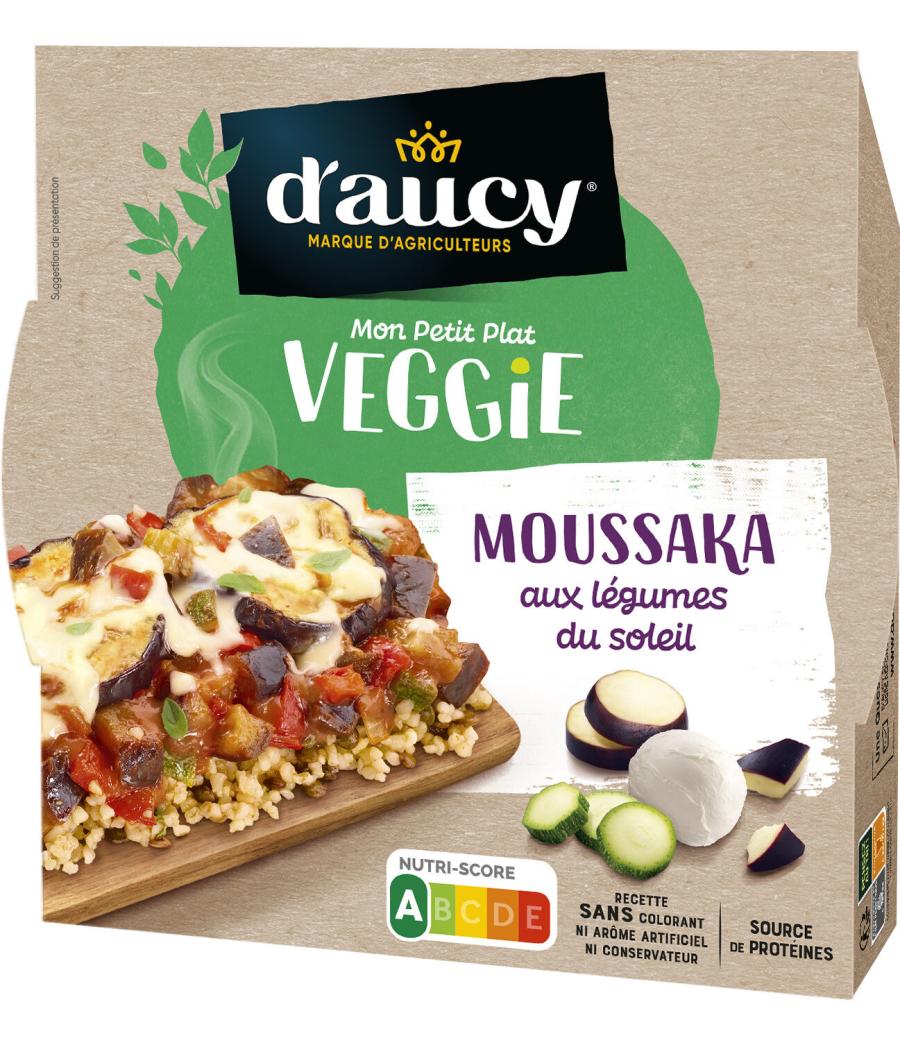 MOUSSAKA AUX LEGUMES DU SOLEIL PLAT VEGGIE D'AUCY 300G
